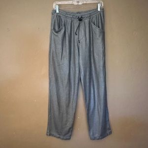 LASC Metallic Lounge Pants 32-38 Cotton / spandex blend Gently worn Elastic
